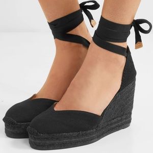 BNIB Castaner Chiara canvas wedge espadrilles